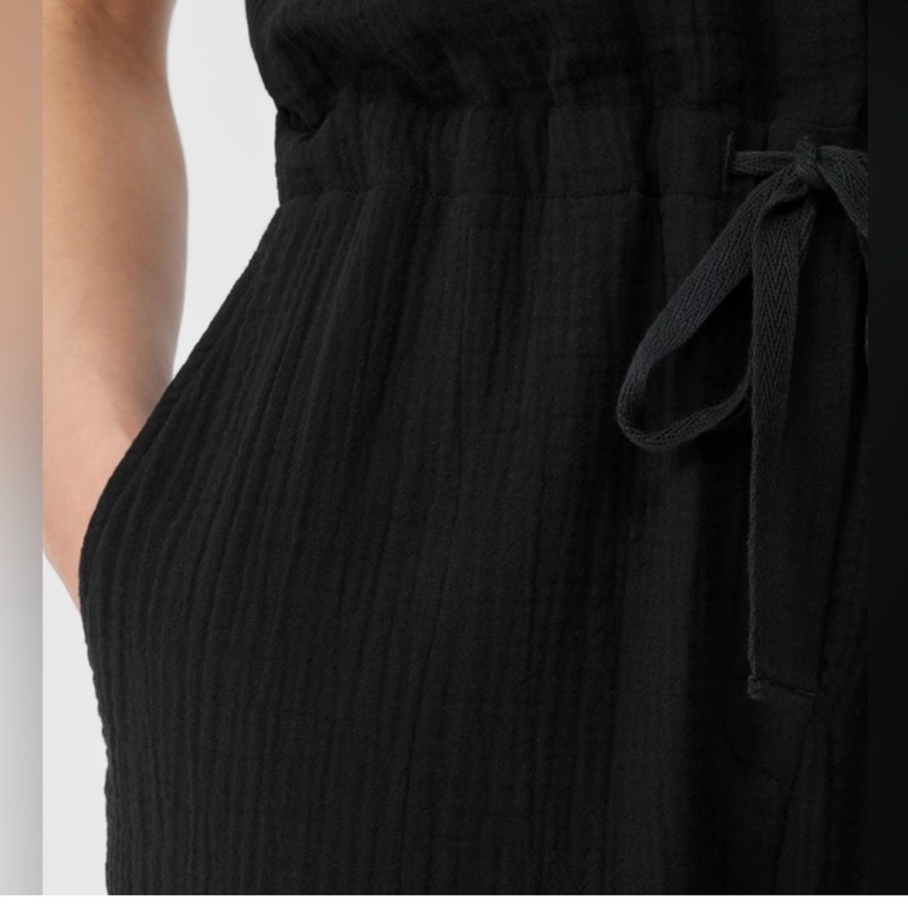 Eileen Fisher Classic Black Jumpsuit - Picture 7 of 7